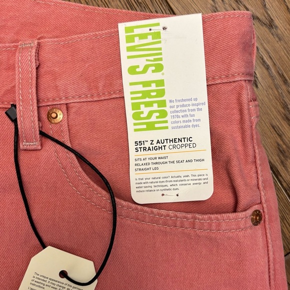 Levi’s Fresh 551 Z AUTHENTIC STRAIGHT CROPPED Jeans - Picture 4 of 14